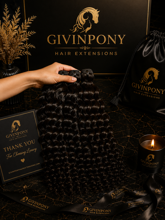 Deep wave indian raw extension ( Mixed Lenght )